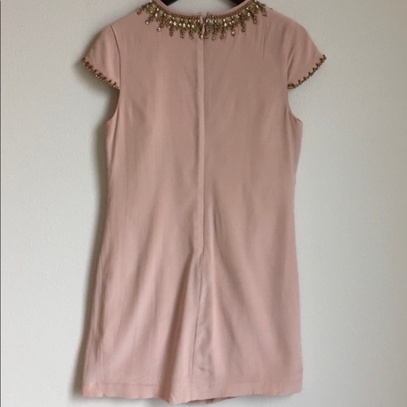 Bebe rose dust beaded dress - Picture 2 of 8